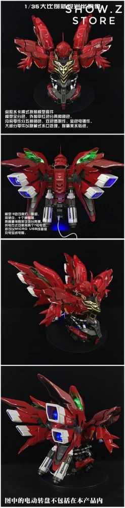 BSC Yihui YH Model 1/35 MSN-06S MNS06S SINANJU New Zeon Customized Gundam Bust Model Kit -Chic Toy Shop cabe4338a7 scaled