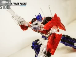 APC Toys APC-001 Attack Prime TFP Optimus Prime Clear Version W/ Black Wheels -Chic Toy Shop cbba76503c