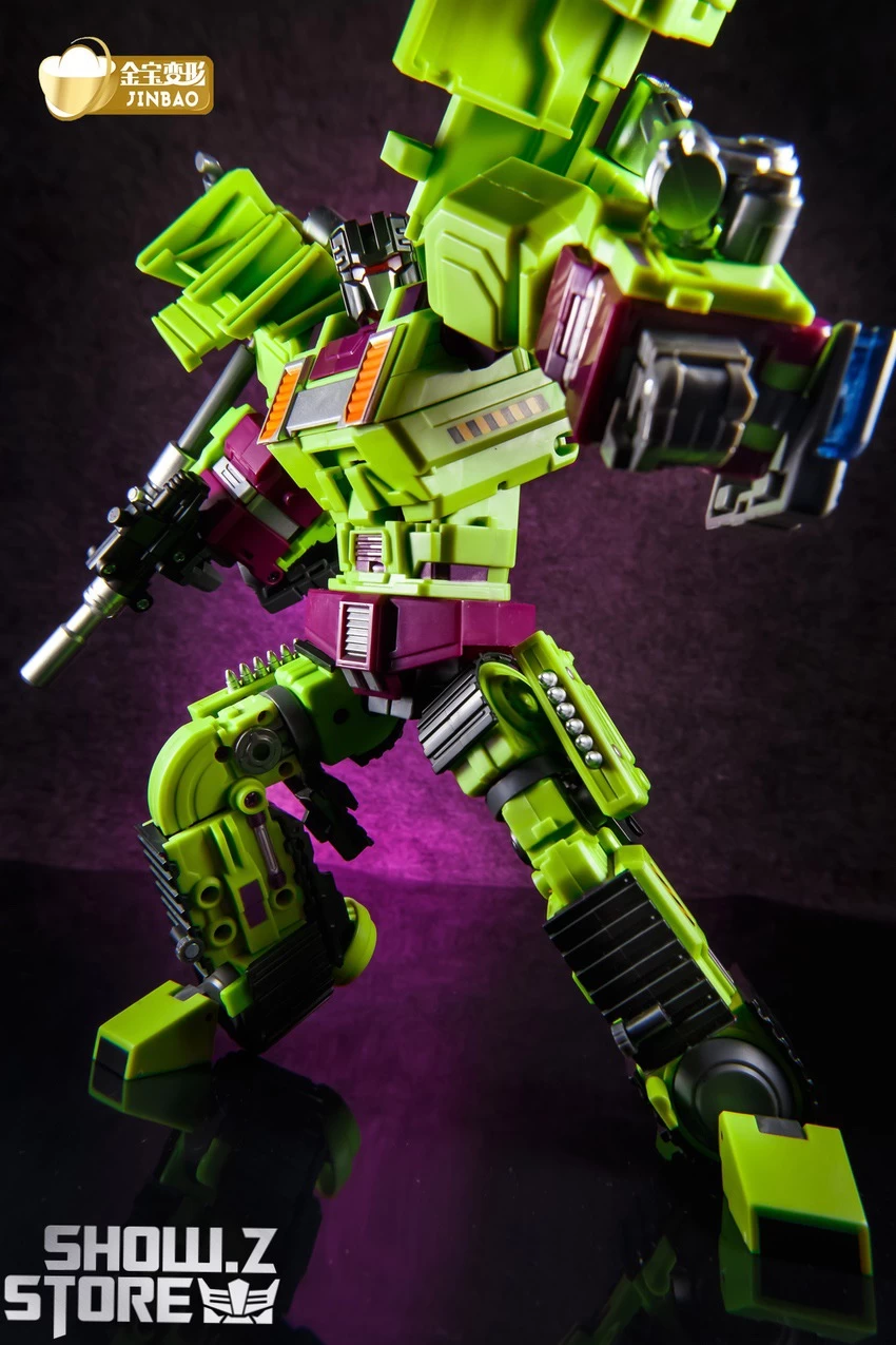 Jinbao DF03 Builder.D Devastator Green Version Set Of 6 Oversized Version 17 Jinbao DF03 Builder.D Devastator Green Version Set Of 6 Oversized Version - Image 17