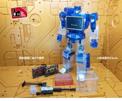 THF Toy House Factory Soundwave MP-13 Clear Version (/w Laserbeak + Buzzsaw) -Chic Toy Shop cfaed0f90c