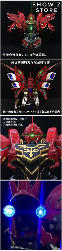 BSC Yihui YH Model 1/35 MSN-06S MNS06S SINANJU New Zeon Customized Gundam Bust Model Kit -Chic Toy Shop d1d5de8bb5 scaled