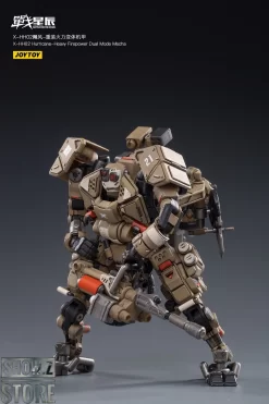 JoyToy Source 1/18 X-HH02 Hurricane Heavy Firepower Dual Mode Mecha Sand Version -Chic Toy Shop d4e4af5117
