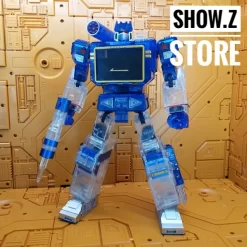 THF Toy House Factory Soundwave MP-13 Clear Version (/w Laserbeak + Buzzsaw) -Chic Toy Shop d78f7d16ae