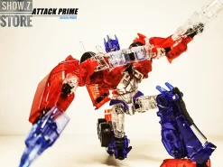 APC Toys APC-001 Attack Prime TFP Optimus Prime Clear Version W/ Black Wheels -Chic Toy Shop da16b8d7c5