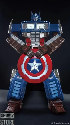 Lewin Resources Captain America Shield For LW-01A Optimus Prime -Chic Toy Shop df998d1de1