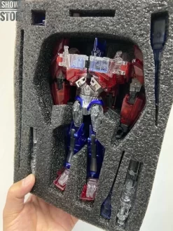 APC Toys APC-001 Attack Prime TFP Optimus Prime Clear Version W/ Black Wheels -Chic Toy Shop e2f090837f