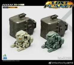 MechFansToys Lost Planet Powered-suit DA04 Desert & DA05 Green Diaclone -Chic Toy Shop e425171da4