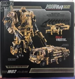 WeiJiang M-02 Robot Force Hound Oversized Black Apple Alloy Desert Version -Chic Toy Shop e6b12a9f88
