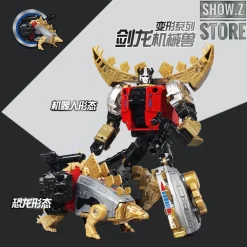 Black Mamba H6002-4B Raptor Slash & H6002-7B Robot Force Volcanicus Oversized Combiner Set Of 6 -Chic Toy Shop e83fb83662
