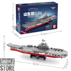 Sembo Block 202001 1/350 PLA Navy Shandong Military Aircraft Battleship -Chic Toy Shop ef14184394