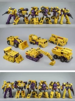 Toyworld TW-C07B Constructor Devastator Yellow Set Of 6 -Chic Toy Shop fbb7f81a59