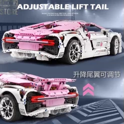 Lin07 Block 007 1/10 Bugatti Chiron Pink Version -Chic Toy Shop fe93f84e40