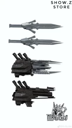 Mr-Bucket MR-02 Weapons Upgrade Kit Unique Toys UT R-01 Peru Kill AOE Lockdown -Chic Toy Shop ff8364b06d